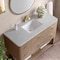 James Martin Vanities Lucian 48" Single Vanity, Pebble Oak w/ 3 CM Victorian Silver Quartz Top D704-V48-PBO-3VSL - alternate 4